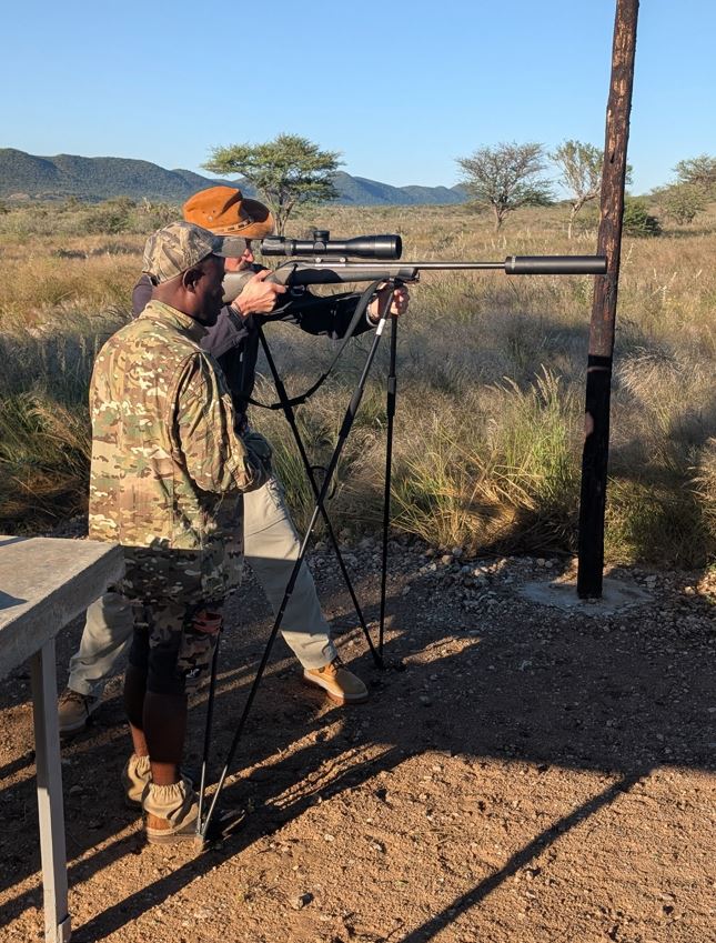 Schießstand auf der Farm